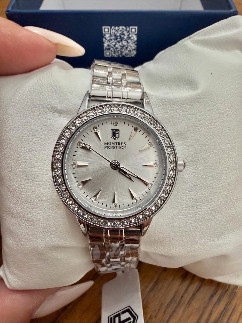 Invicta Montres Prestige Silver Austrian Crystal Watch